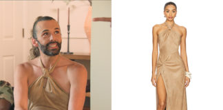 Queer Eye: Jonathan’s Draped Camel Dress Moment in Episode 10×05