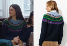 ICI TOUT COMMENCE : le pull jacquard de Ninon dans l’épisode 1368