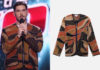 THE VOICE : le cardigan zippé à motifs abstraits d’Arthur le 28 mars