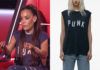 THE VOICE : le débardeur « PUNK » d’Amel Bent lors des battles