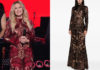 The Voice : le doublé magistral de Lara Fabian en Elie Saab, de l’or liquide au velours baroque à plus de 14 000 €