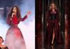 THE VOICE : le sublime manteau-robe de Virginia sur le prime du 15 mai