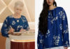 ICI TOUT COMMENCE : la blouse bleue d’Andréa dans l’épisode 1478