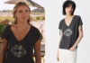 ICI TOUT COMMENCE : le t-shirt bouche en peau de serpent de Solenn