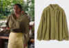 ICI TOUT COMMENCE : la blouse vert olive de Billie dans l’épisode 1498
