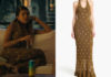 OASIS: Leo’s Brown Crochet Halter Dress in Episode 7