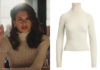 THE SHARDS: Debbie’s Elegant Ruffled Turtleneck Look in Episode 6
